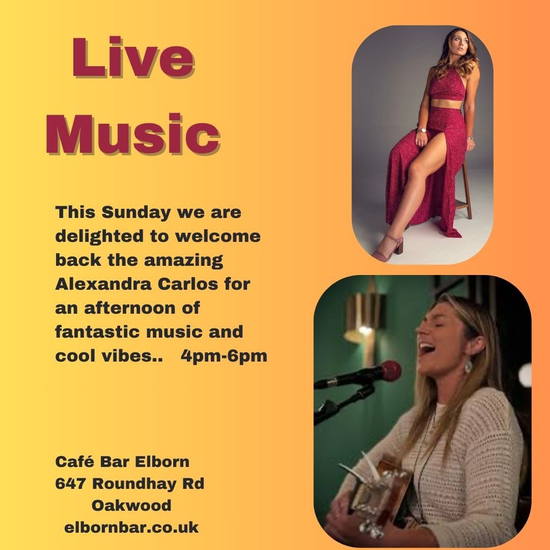 Live Music Sunday - Alexandra Carlos