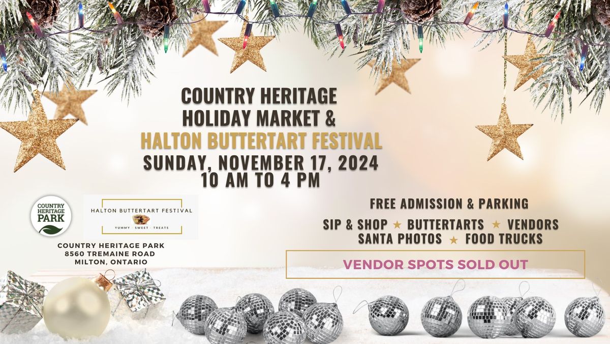 Country Heritage Holiday Market and Halton Buttertart Festival