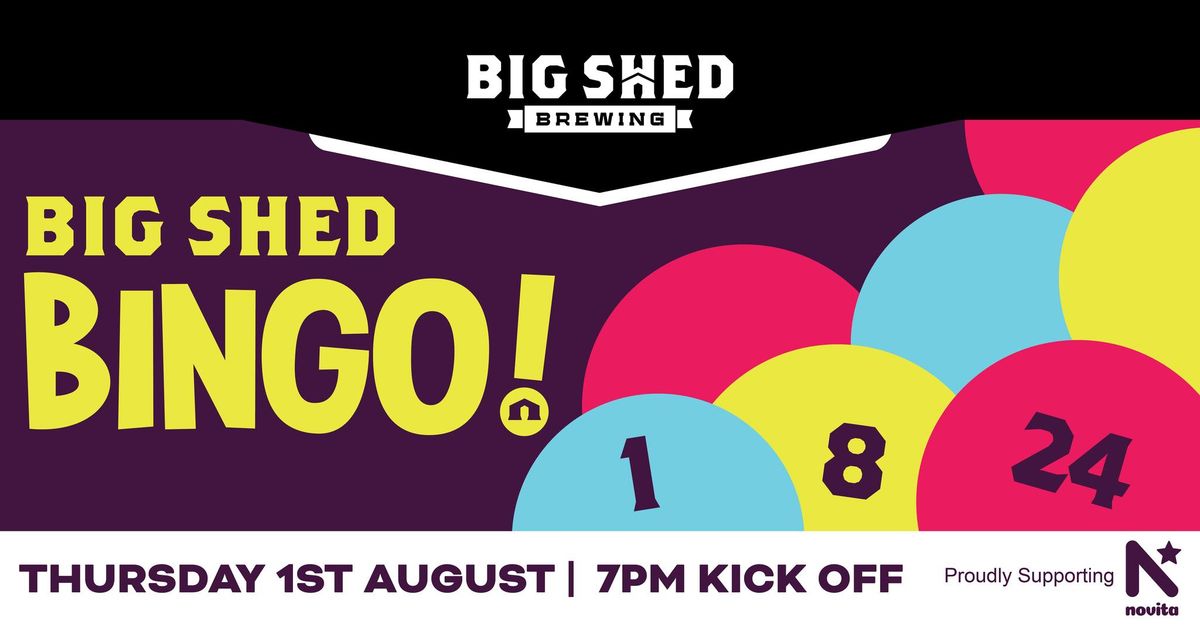 Big Shed Bingo!