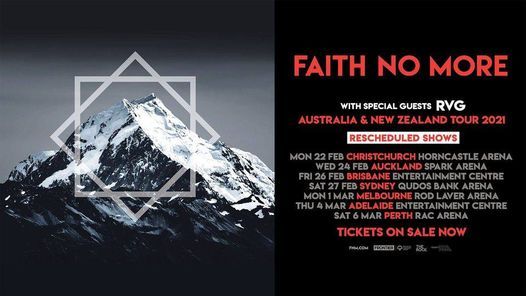 Faith No More at Spark Arena, Auckland (All Ages)