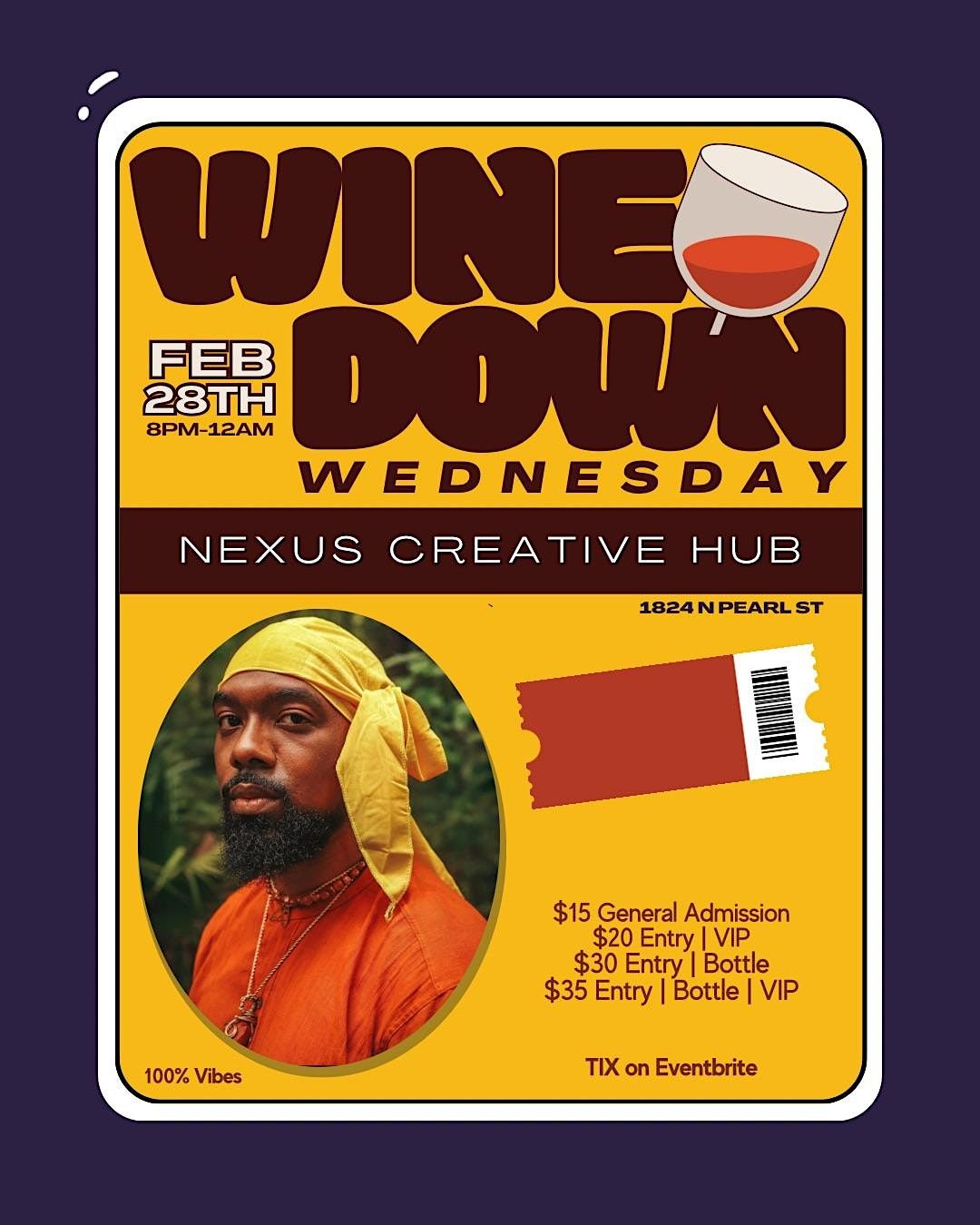 Wine Down Wednesday @ Nexus Creative Hub