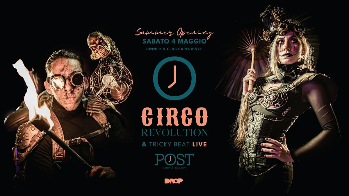 Tricky Beat Live Feat Circo Revolution|Dinner & Club Experience
