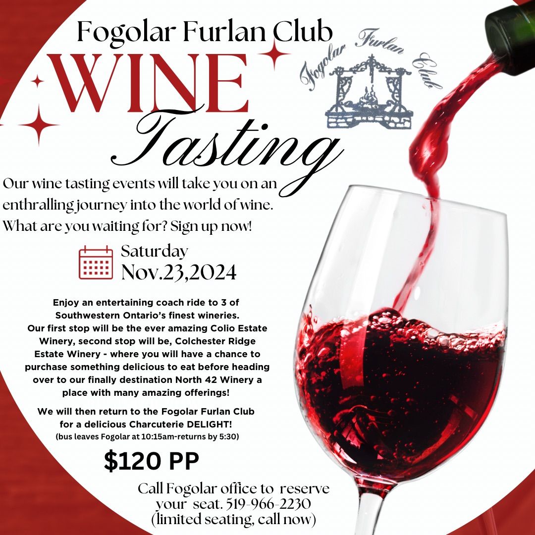 FOGOLAR FURLAN CLUB WINE TASTING TOUR