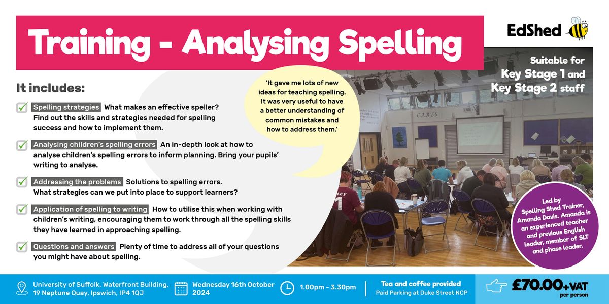 Training - Analysing Spelling