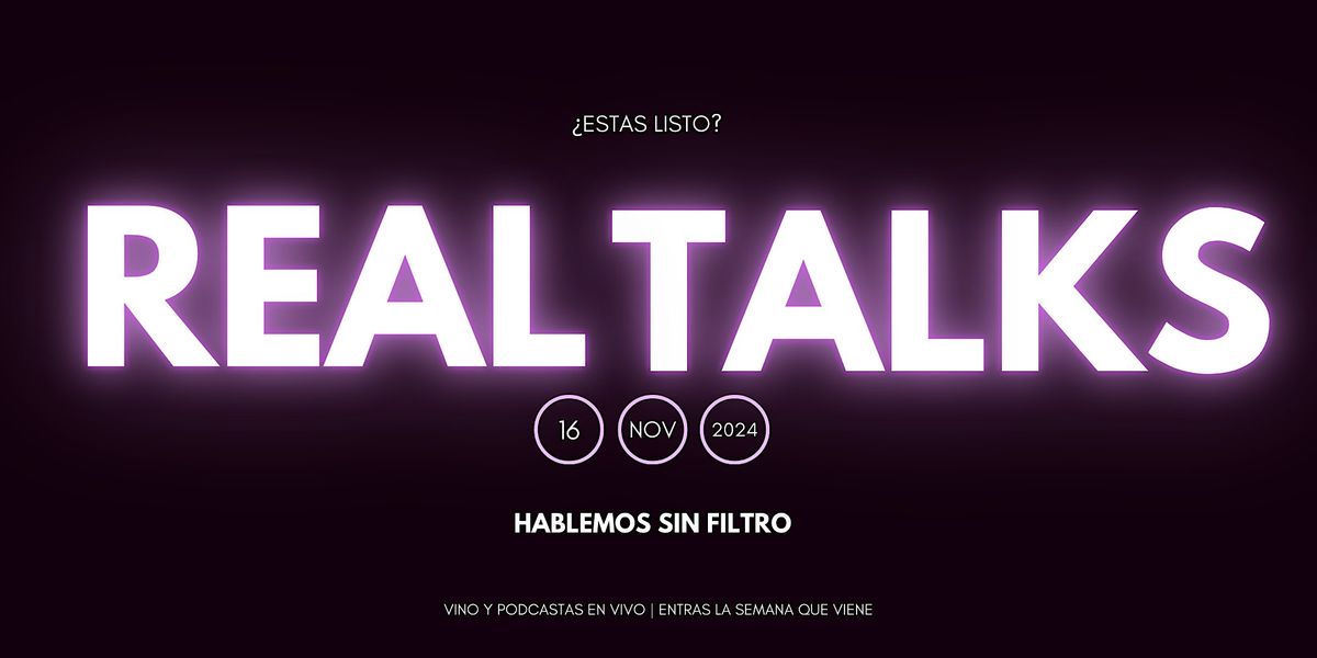 Real Talks Miami un podcasts en vivo