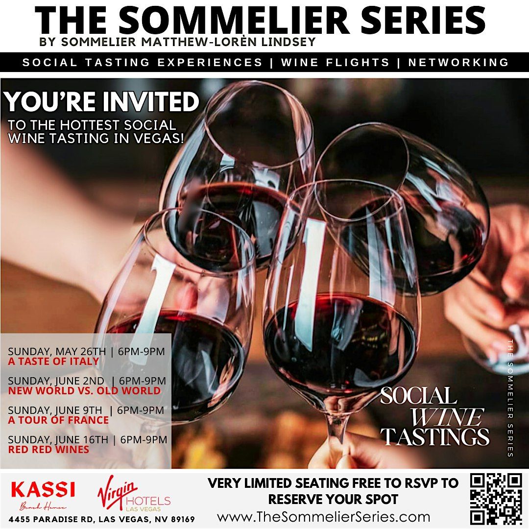 THE SOMMELIER SERIES - SOCIAL WINE TASTING - KASSI BEACH (VIRGIN HOTEL)