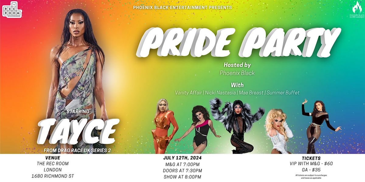 PRIDE PARTY starring TAYCE