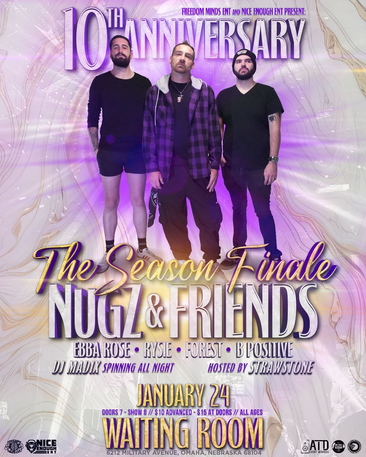 NugZ & Friends 10 year Anniversary! (Omaha\/Waiting Room)