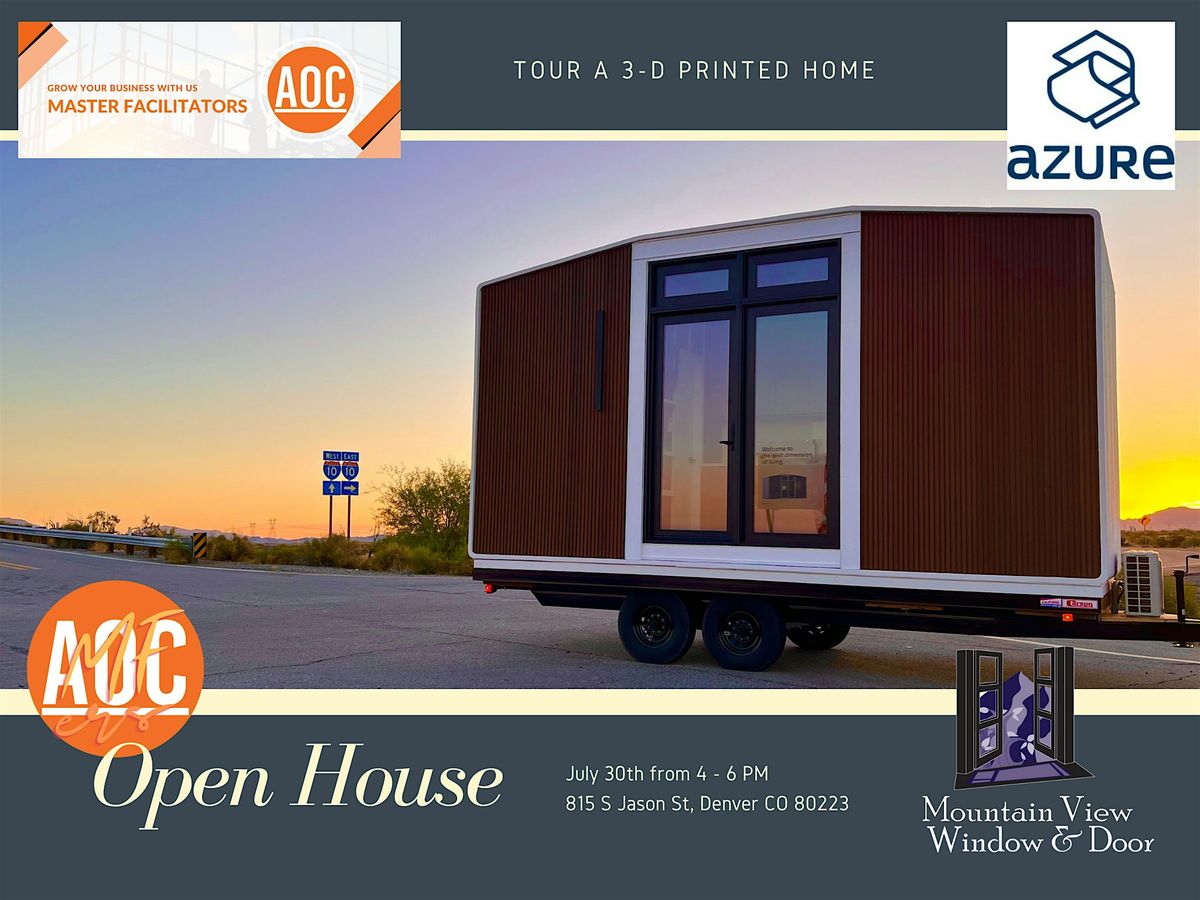 Open House to celebrate Azure Printed Homes coming to Colorado