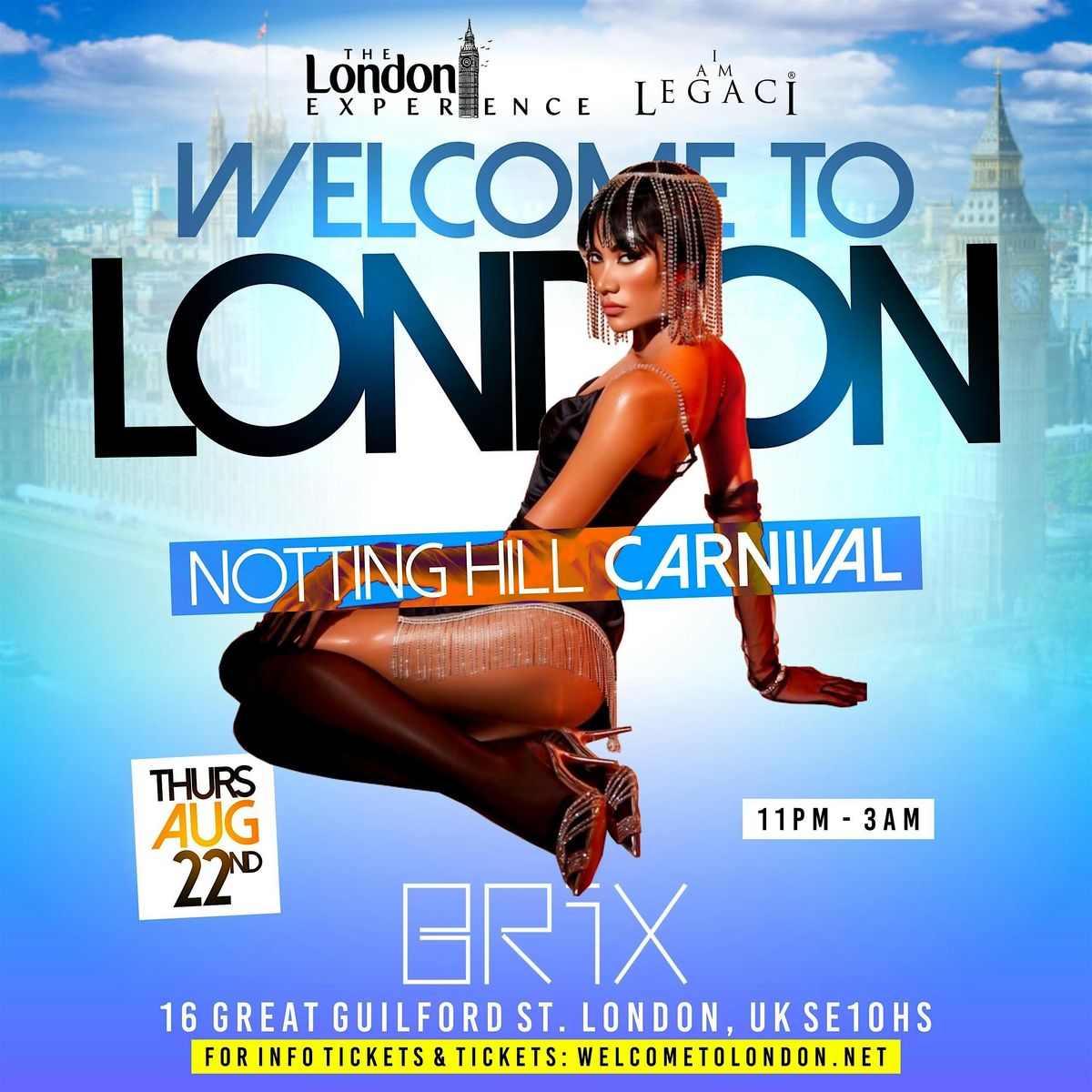 WELCOME TO LONDON Notting Hill Carnival 2024