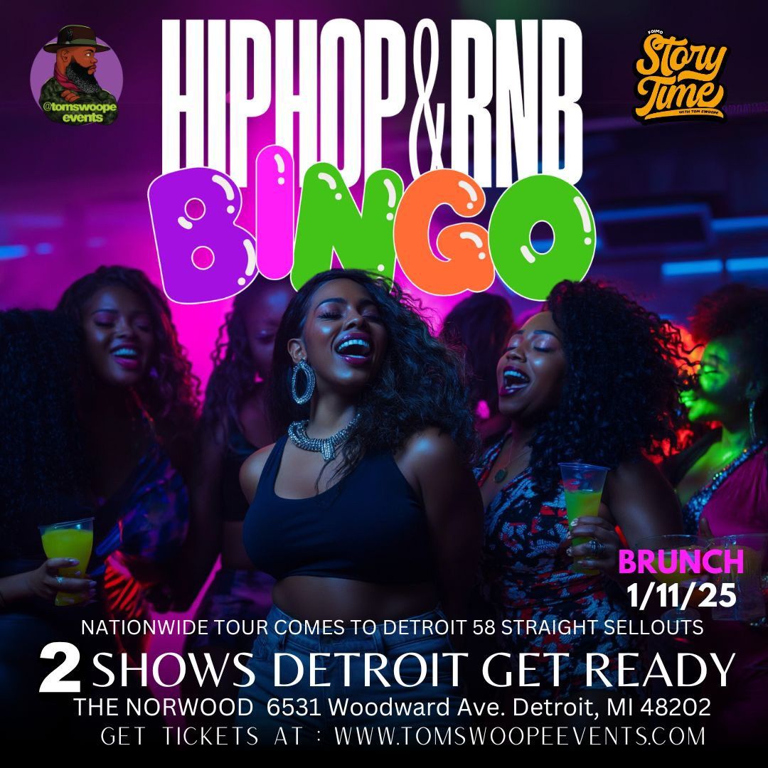 Hip Hop and R&B Bingo with Tom Swoope *BRUNCH (1\/11\/25 Detroit)