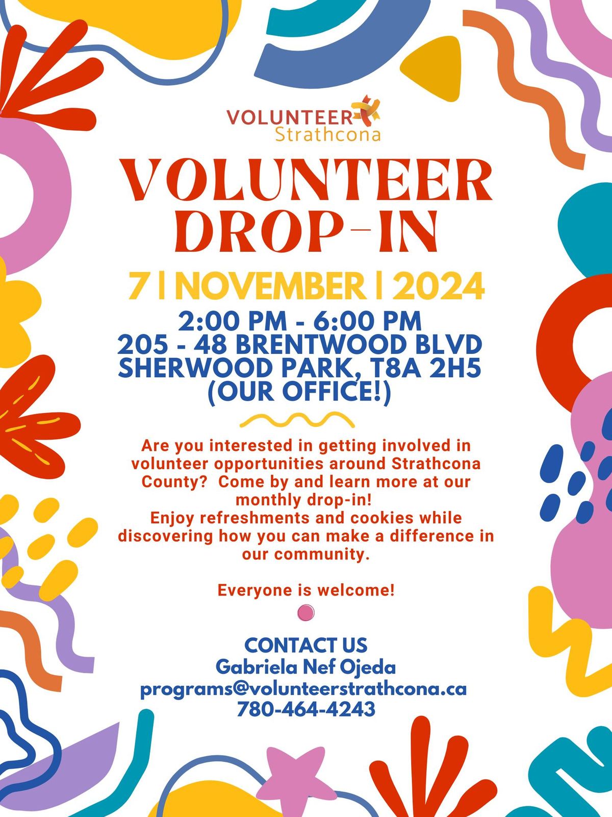 Volunteer Information Drop-In