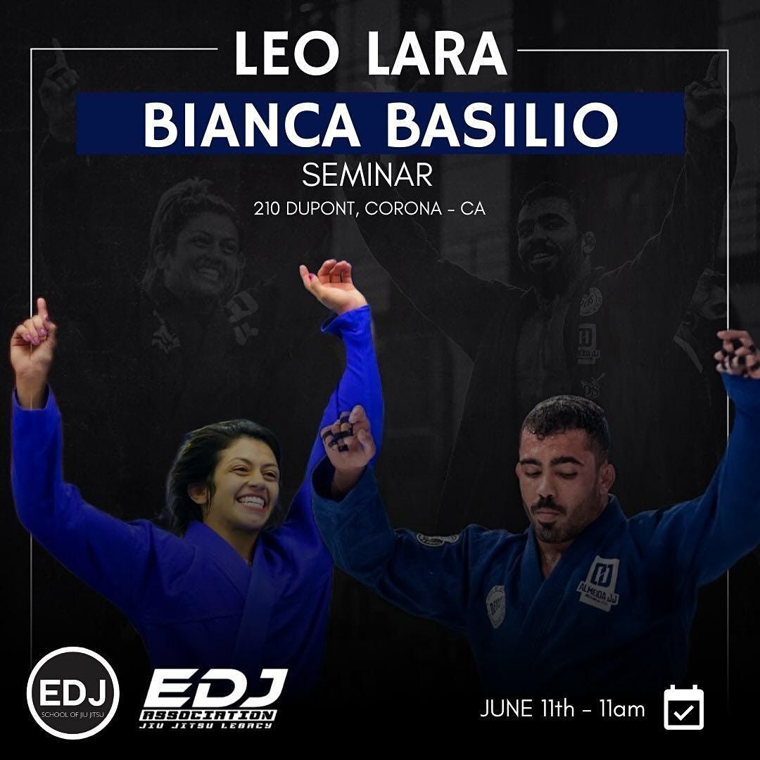 Leo Lara & Bianca Basilio Brazilian Jiu Jitsu Seminar