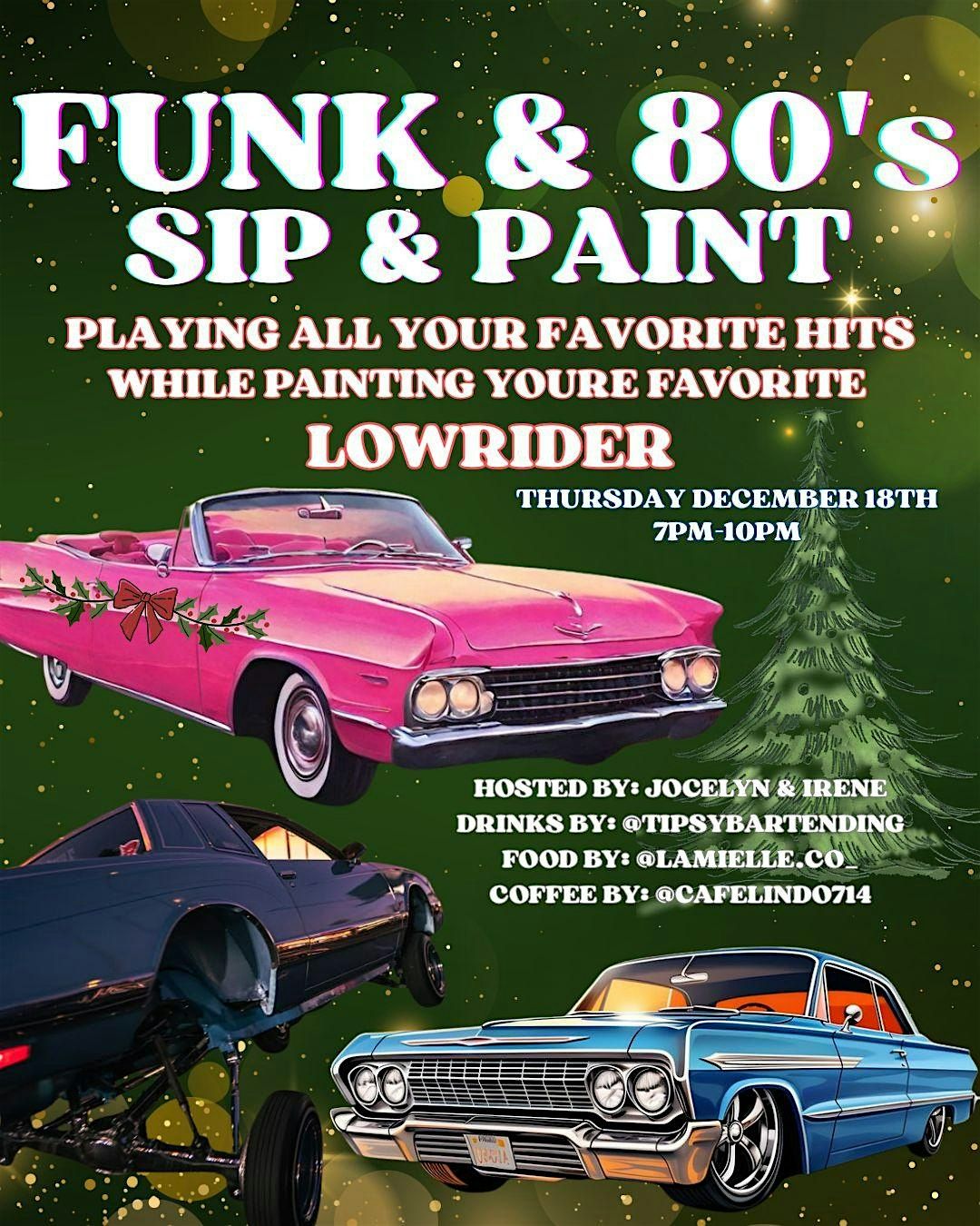 Funk & 80's Sip & Paint