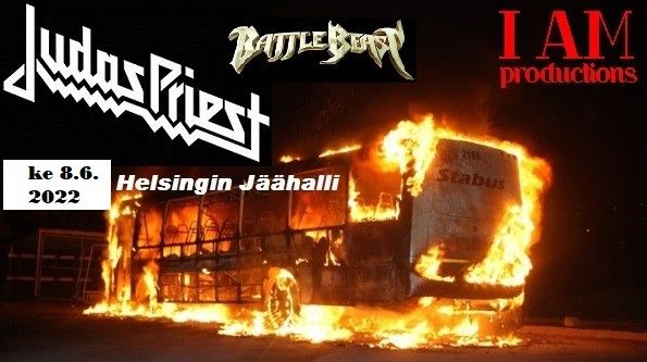 Bussireissu Turusta Judas Priestin keikalle Helsinkiin ke 8.6.2022