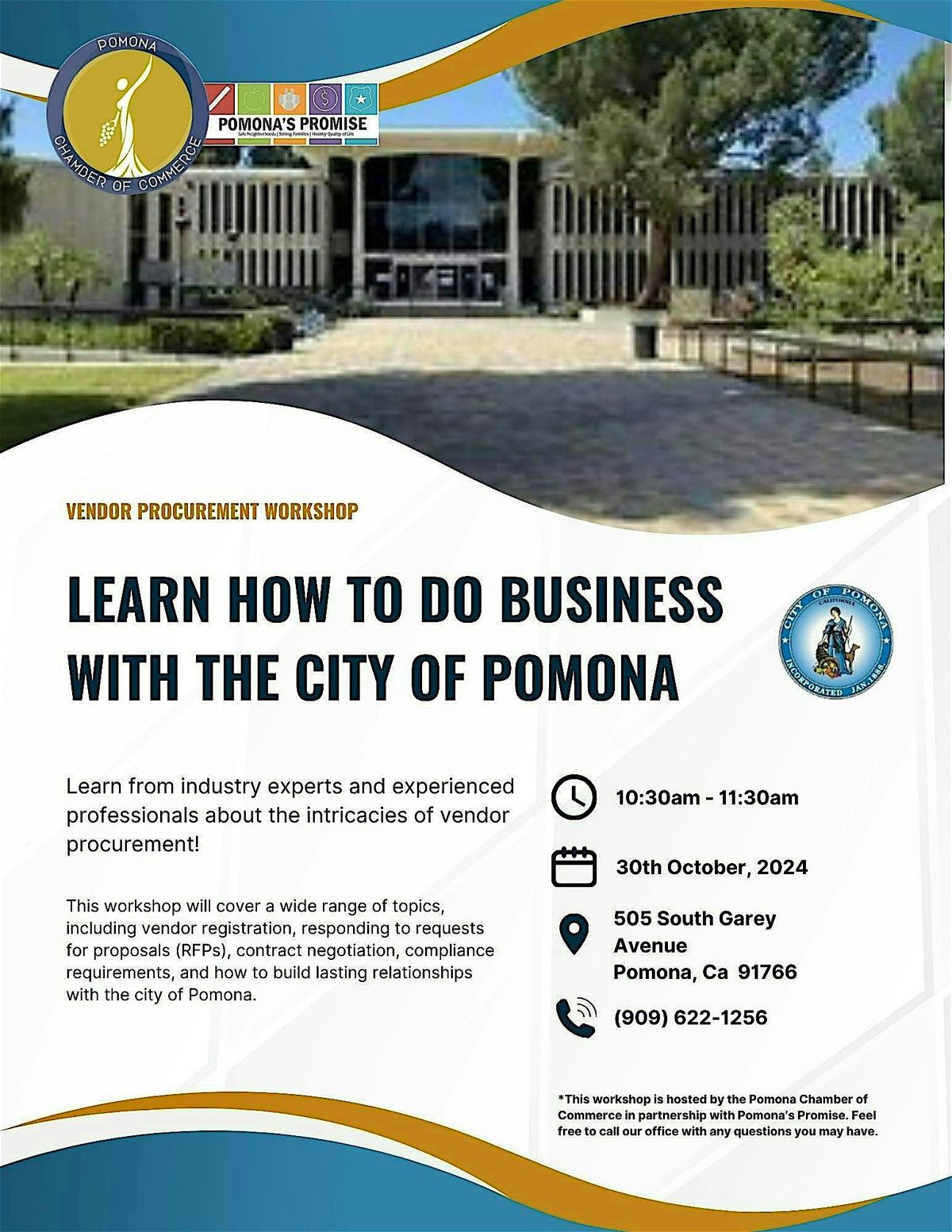 VENDOR PROCUREMENT WORKSHOP- City of Pomona