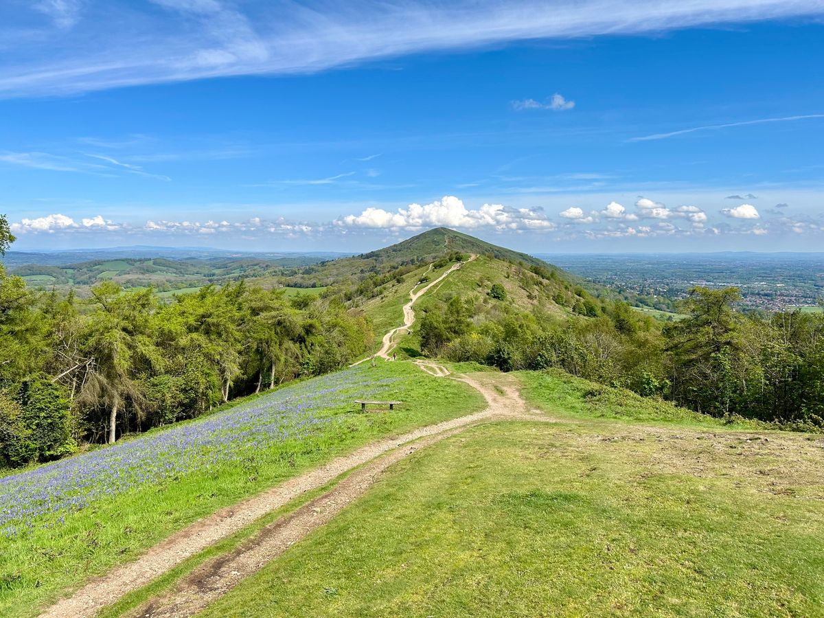 April Walk: A Scenic Spring Walk in Nature and see the Bluebells - Malvern Hills 