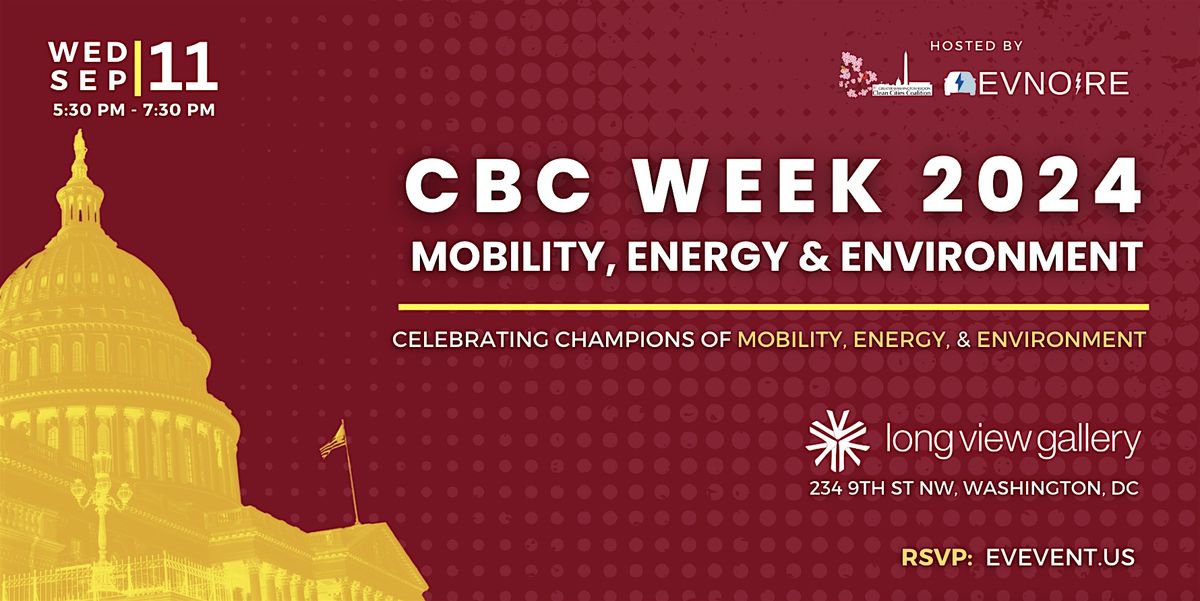 CBC WEEK 2024: Celebrating Champions of Mobility, Energy & Environment