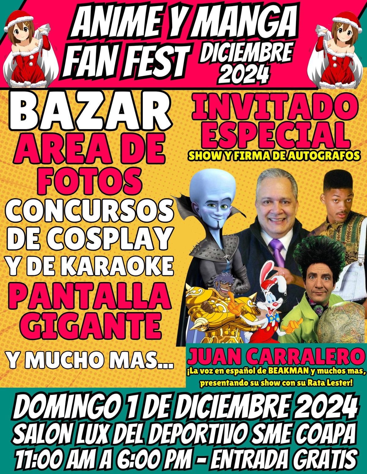 Anime y Manga Fan Fest Diciembre 2024