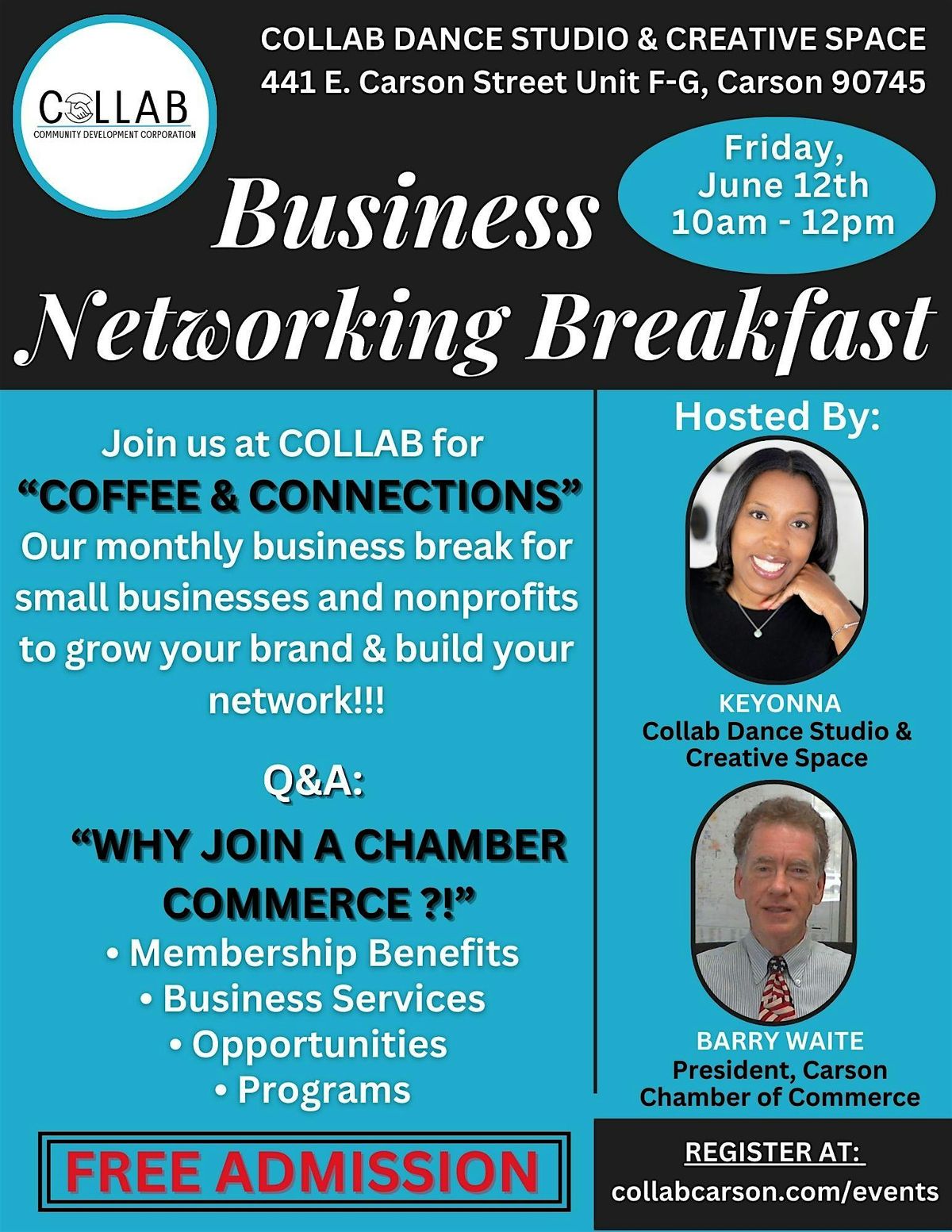 Business Networking Breakfast with Carson Chamber of Commerce