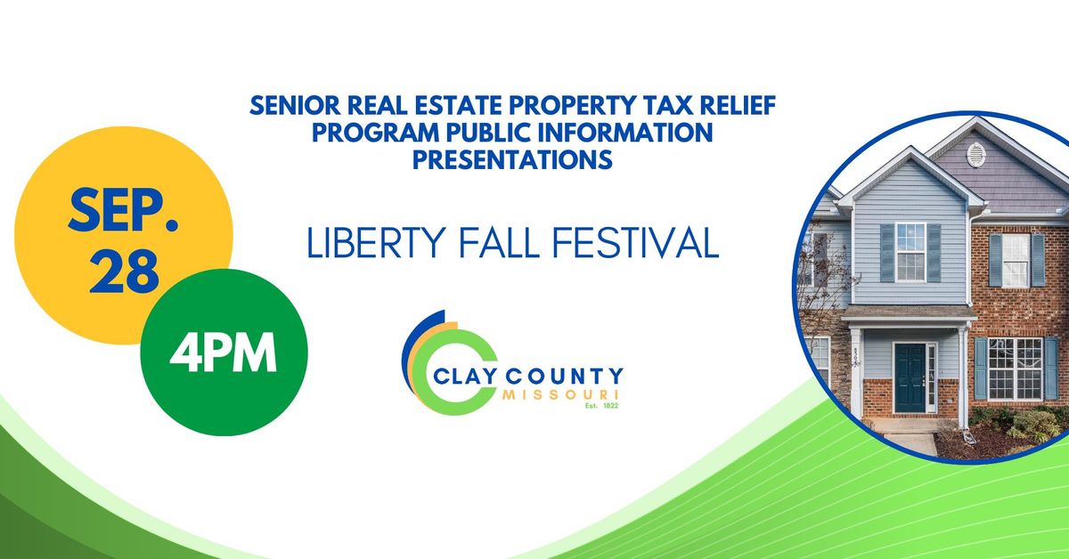 Liberty Fall Festival - Senior Real Estate Property Tax Relief Program