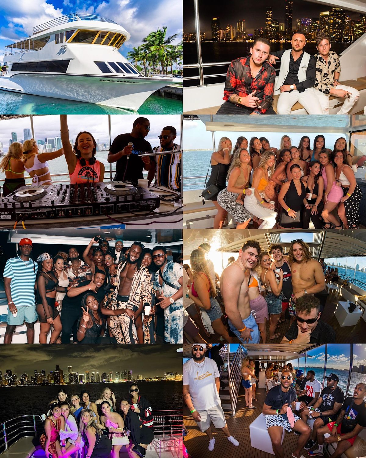 Miami Party Boat and ocean Nightclub