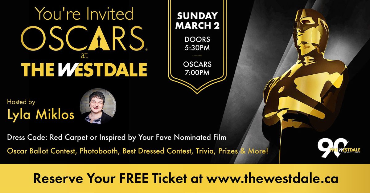 The Oscars Viewing Party | FREE Admission!