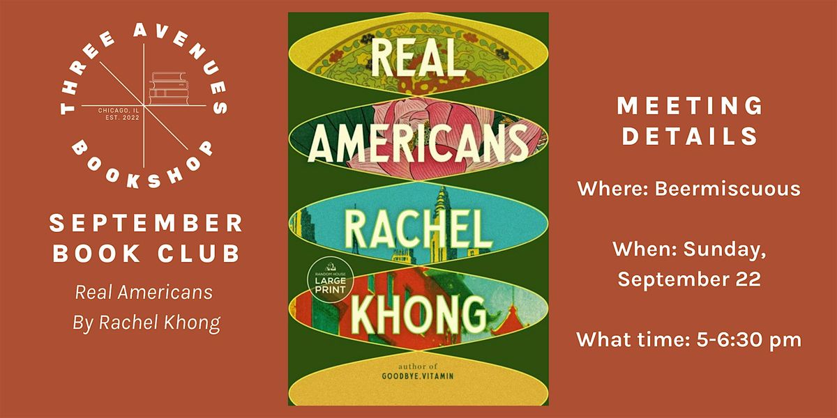 September Book Club with Three Avenues: Real Americans