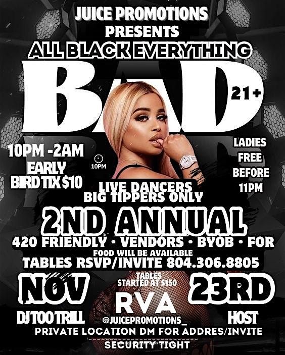 2ND Annual All Black Everything #ABE