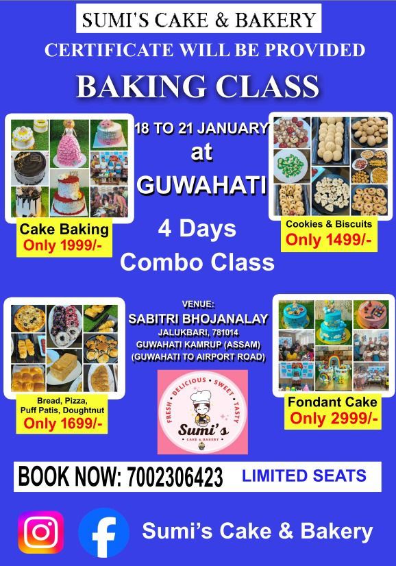 Baking Class at Guwahati