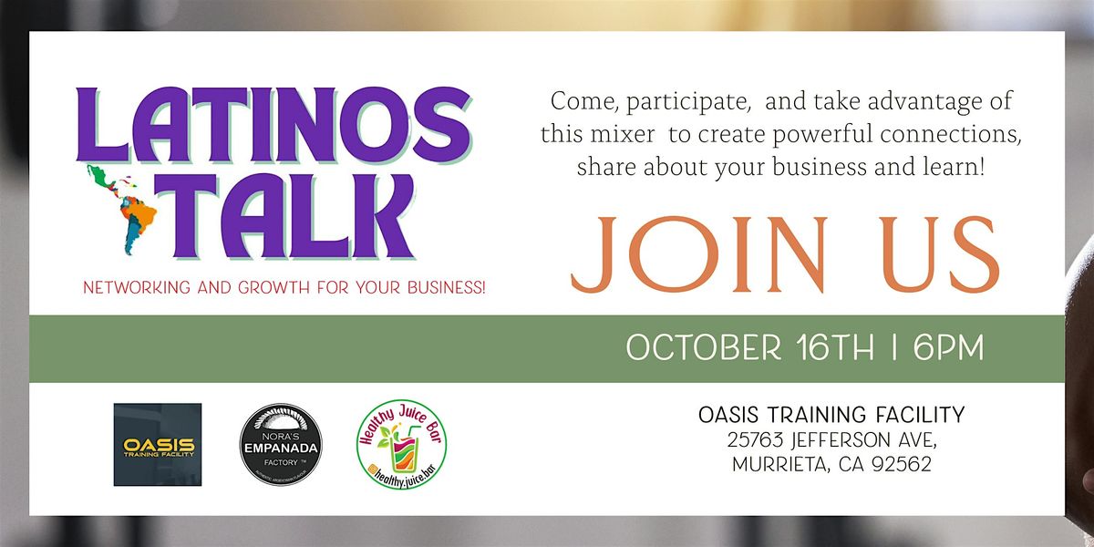 Latinos Talk Business Mixer