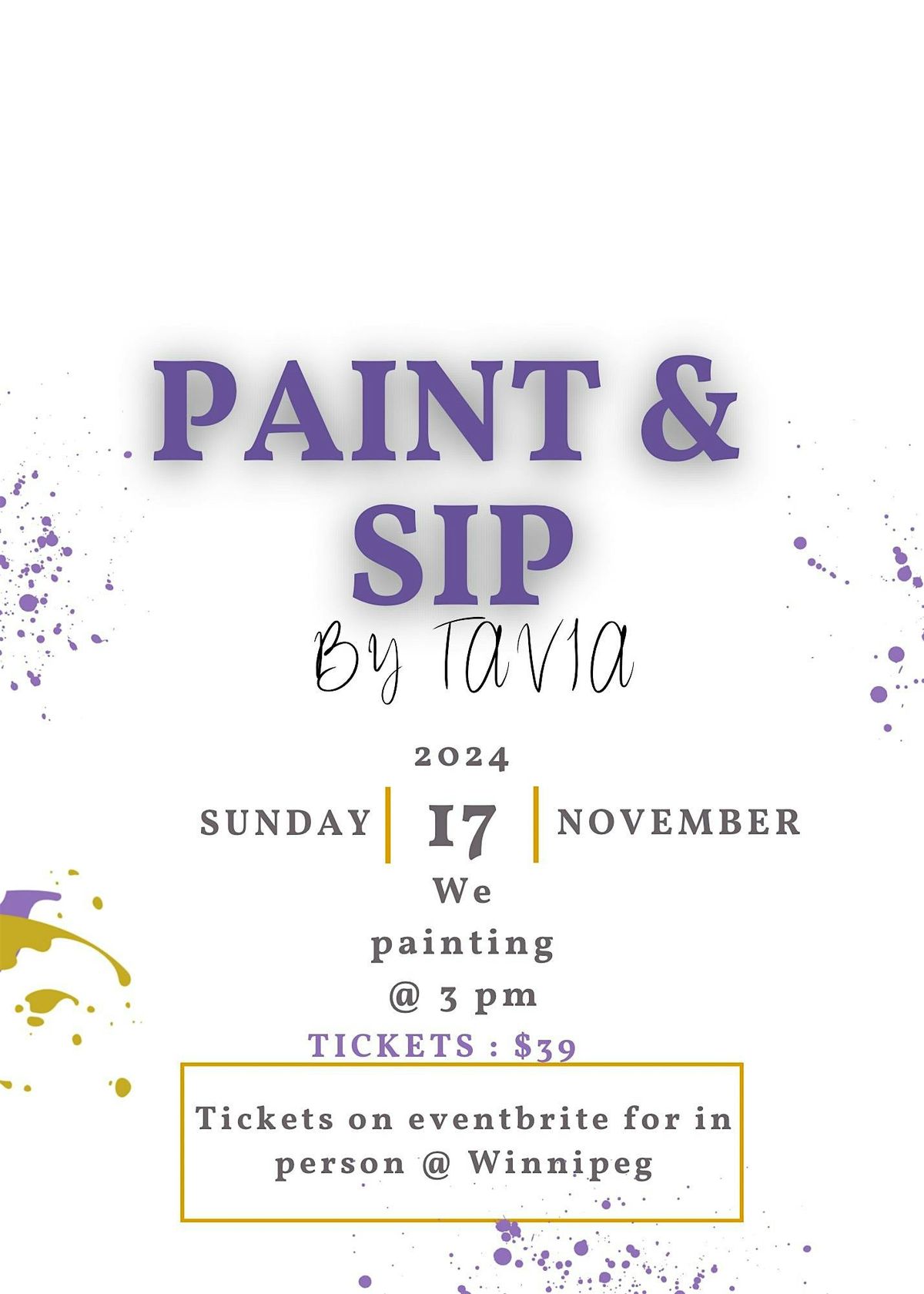 Paint & Sip by Tavia