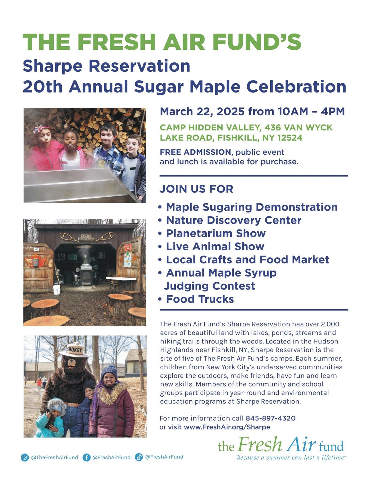 20th Annual Sugar Maple Celebration