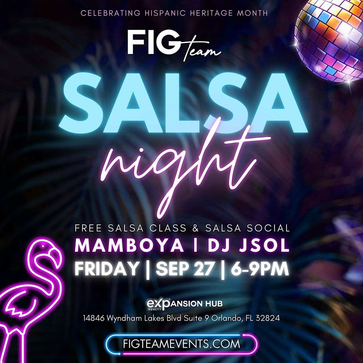 FIG Team Salsa Night - Free Dance Class & Salsa Social