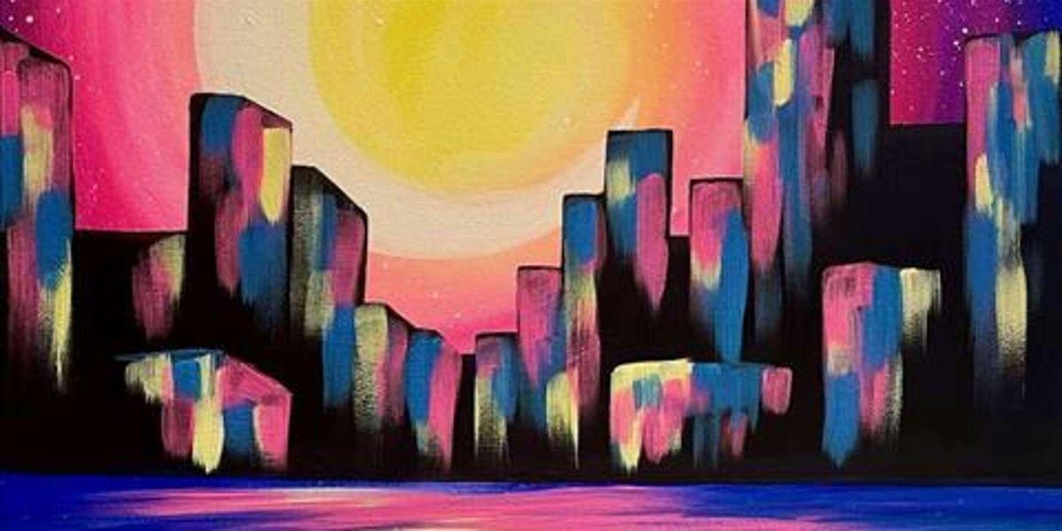 Night City Lights - Paint and Sip by Classpop!\u2122