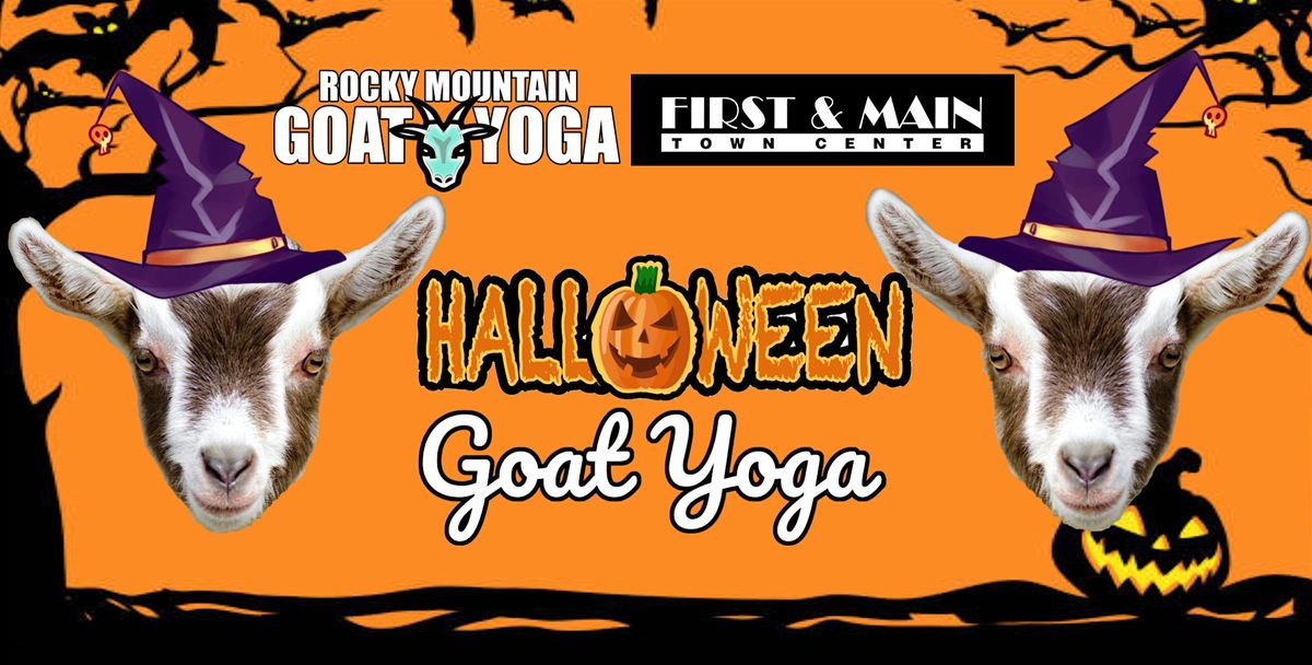 Halloween Goat Yoga - October 13th (First & Main)
