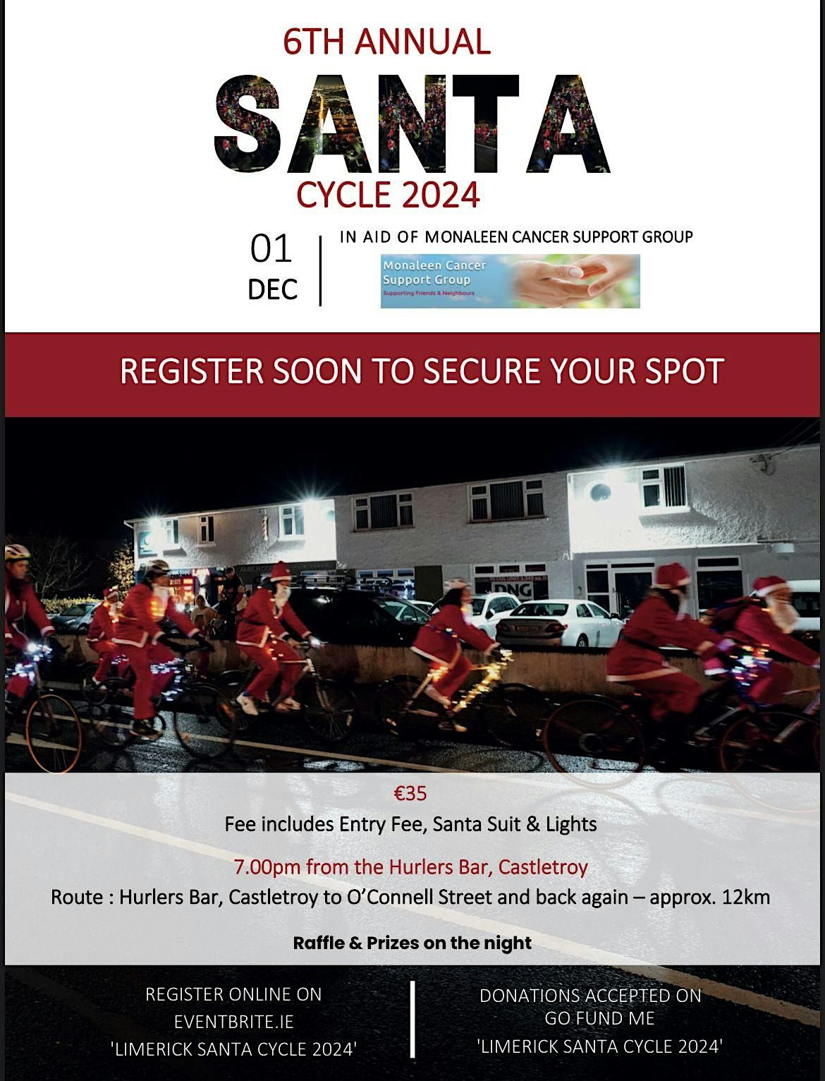 Limerick Santa Cycle 2024