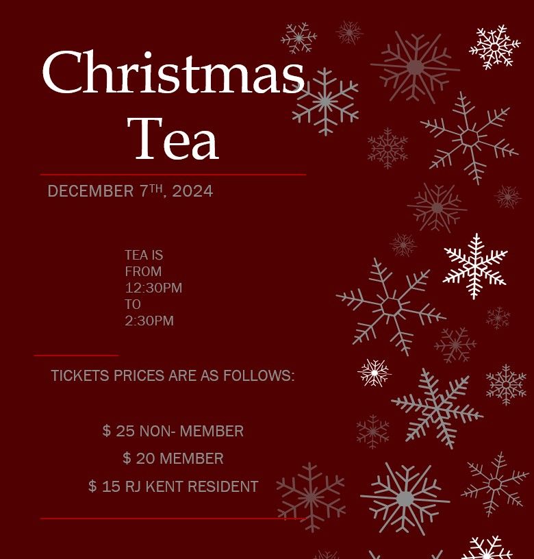 Christmas Tea