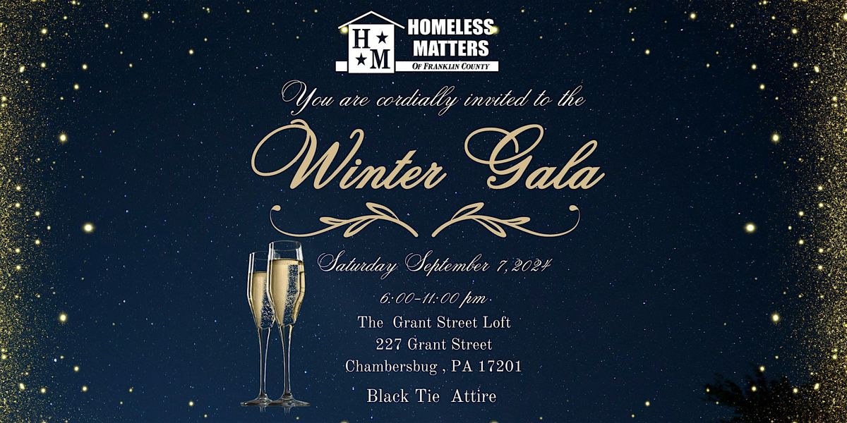 Homeless Matters Winter Gala & Silent Auction