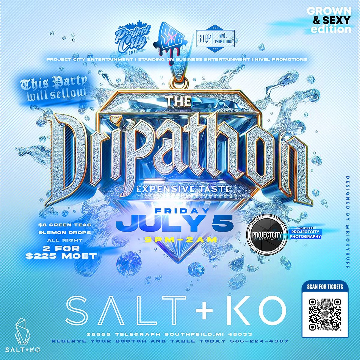 The Dripathon at Salt+ Ko Friday July 5th