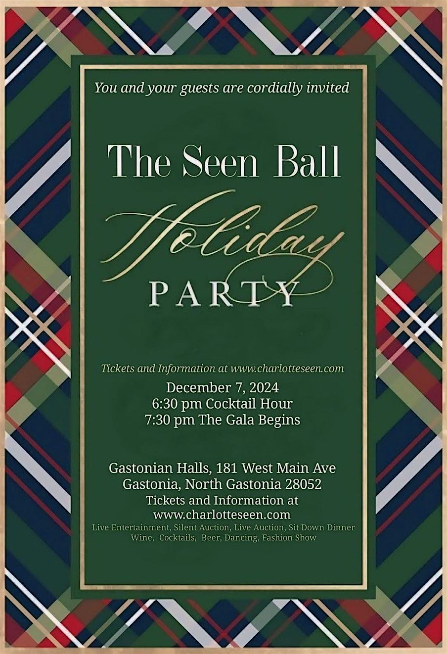 THE SEEN BALL - A Holiday Tradition