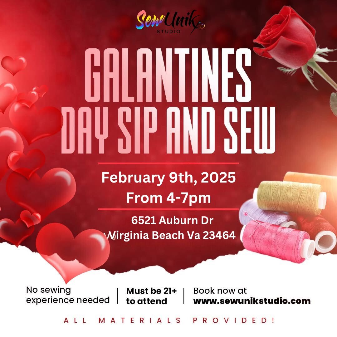 Galentines Sip and Sew