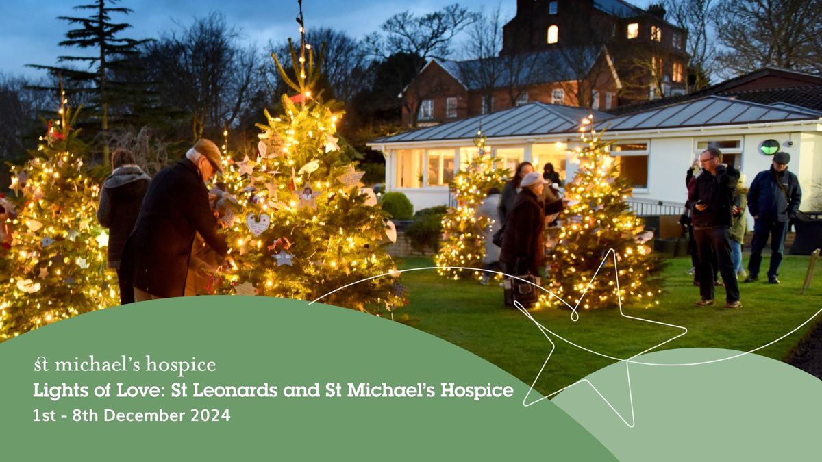 St Michael's Hospice Lights of Love - St Leonards on Sea & St Michael's Hospice Service