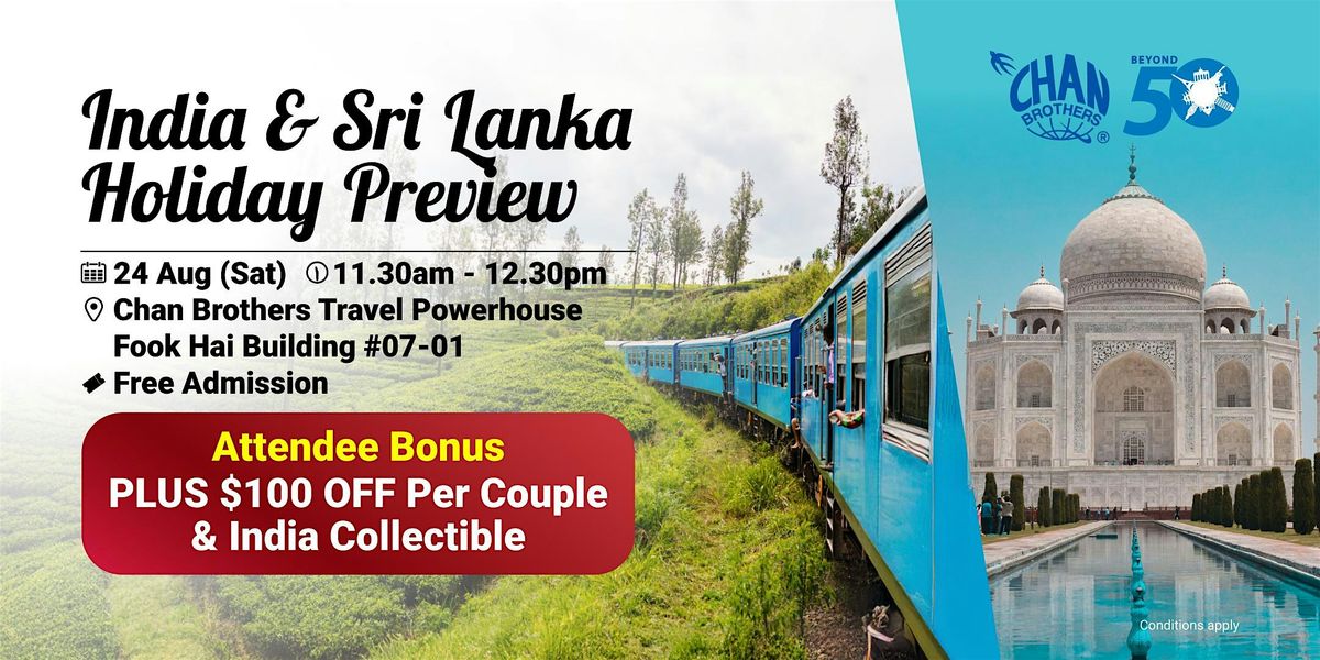 India & Sri Lanka Holiday Preview
