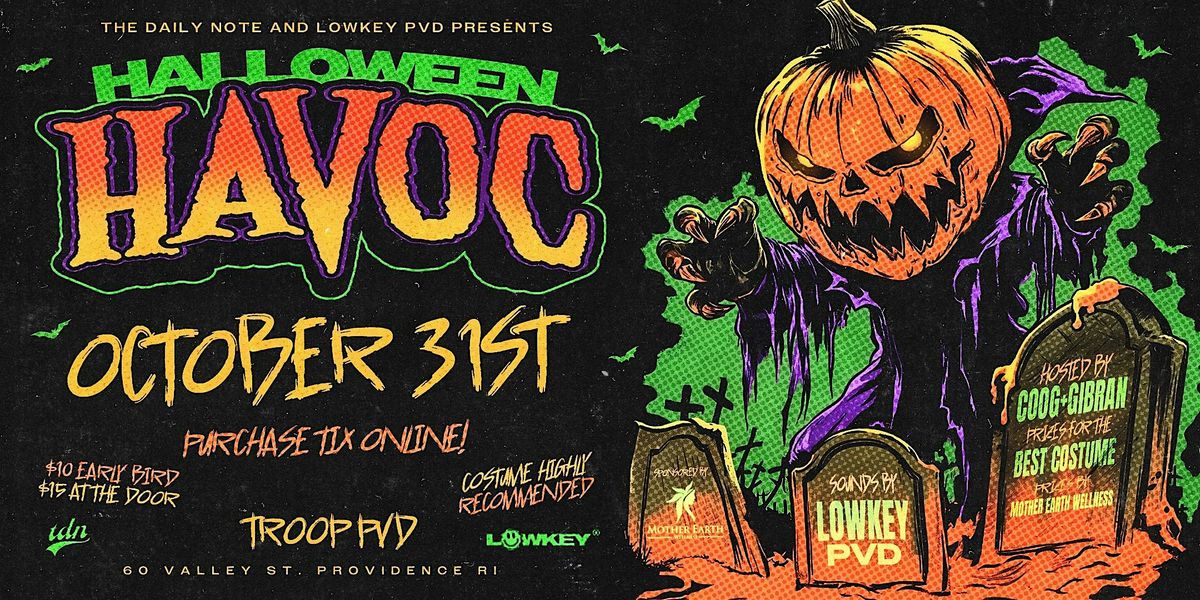 TDN x LOWKEY Presents A HALLOWEEN PARTY