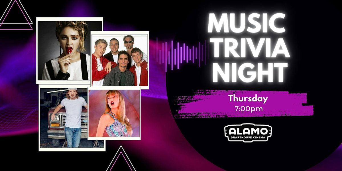 Music Trivia Night at Alamo Drafthouse Cinema Loudoun