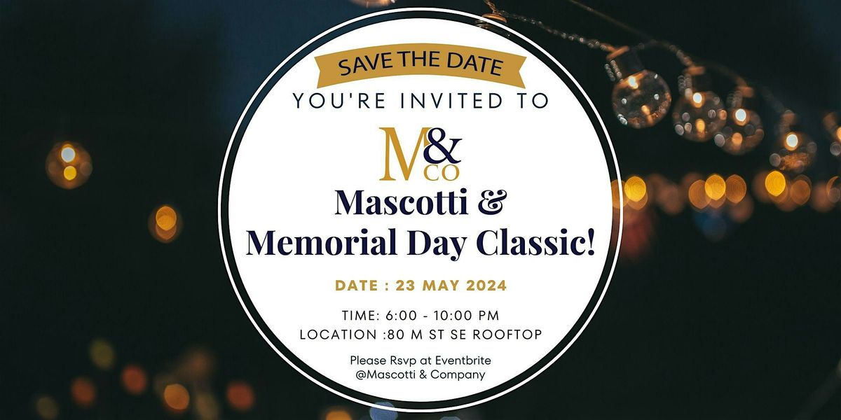 Mascotti & Memorial Day Classic