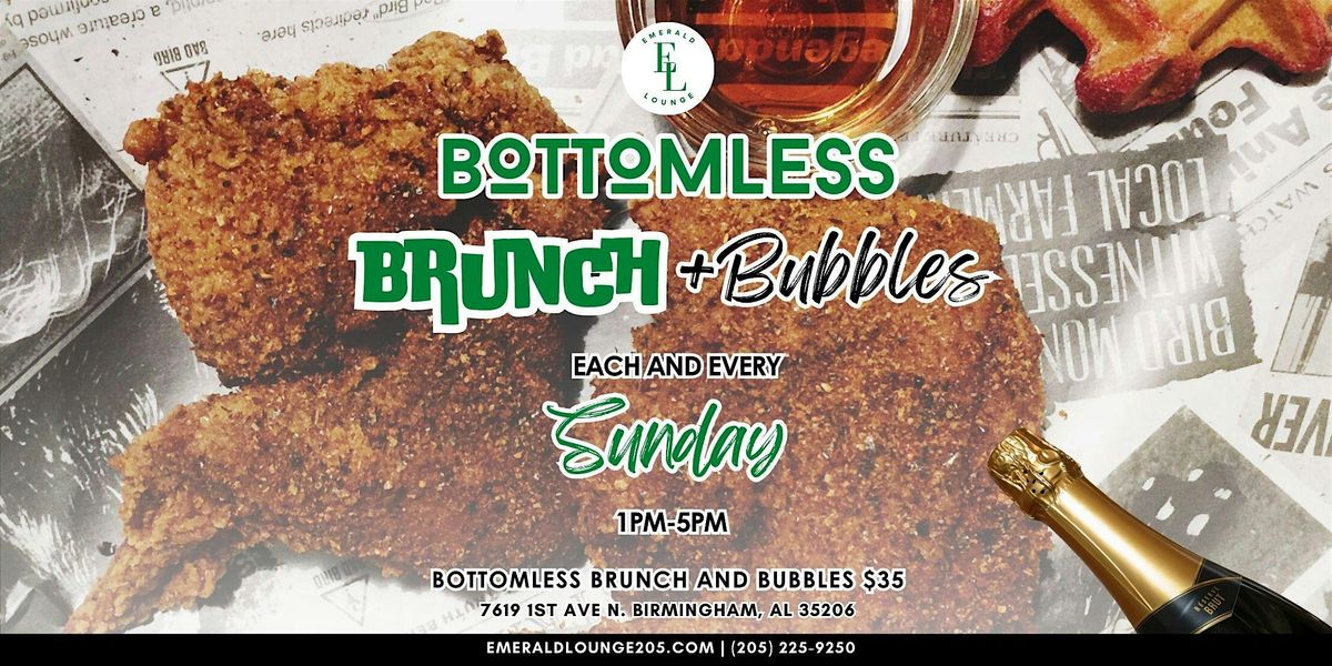 BOTTOMLESS BRUNCH AND MIMOSAS