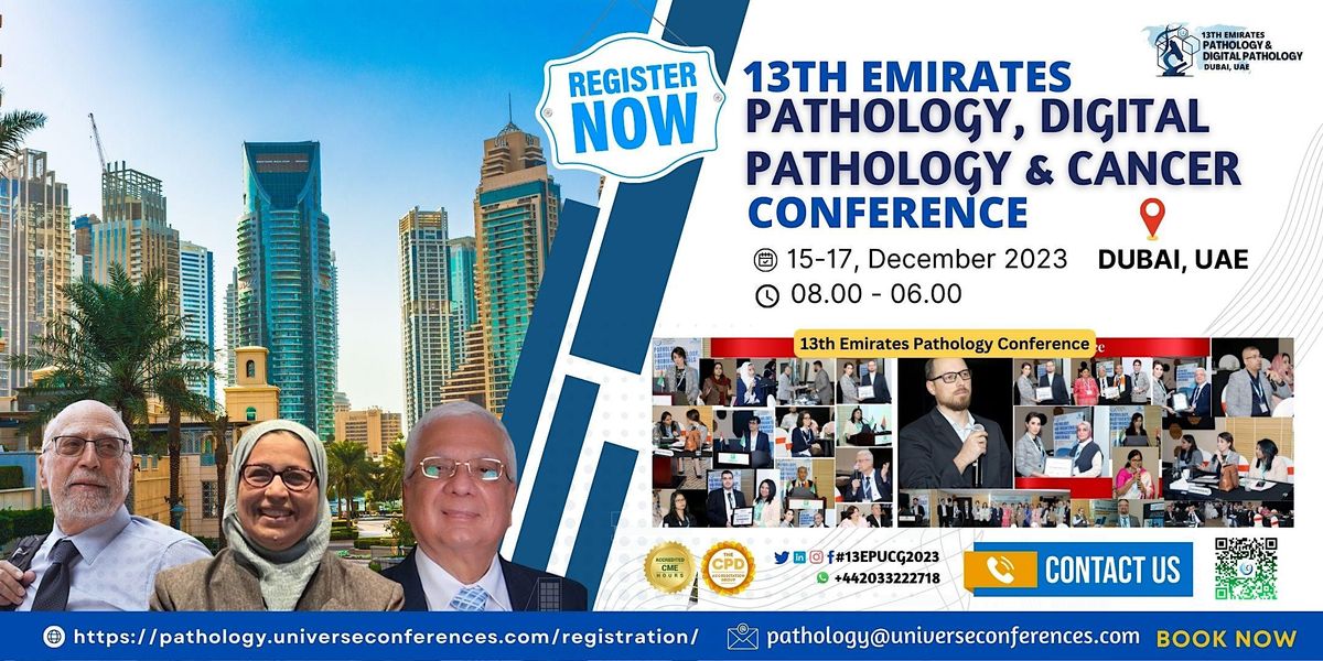 13th Emirates Pathology & Digital Pathology Utilitarian Conference