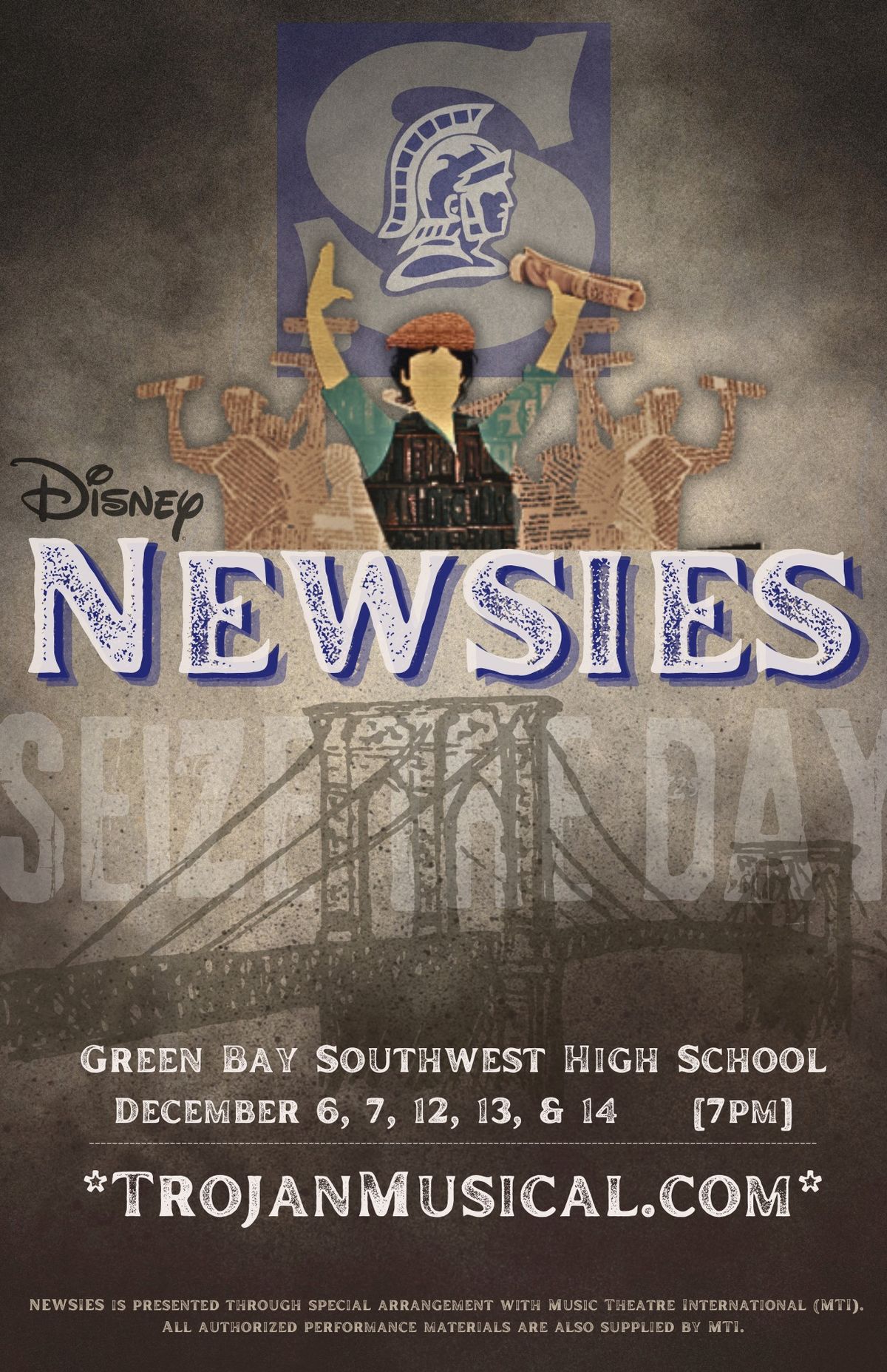 Newsies Musical Presented By Southwest High School